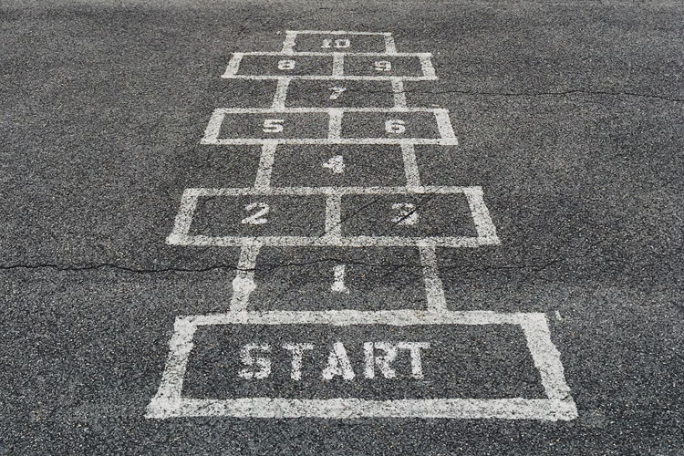 Pleinspelen in de pauze 1